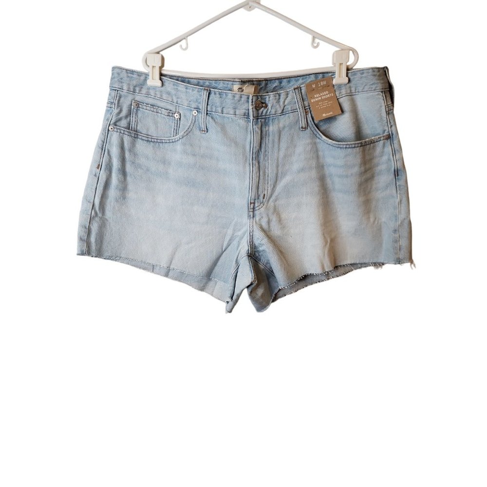 Madewell Light Wash Denim Jean Shorts